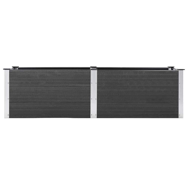 VIDAXL -Pflanzer erhöhte 200x50x54 cm HKC Gray