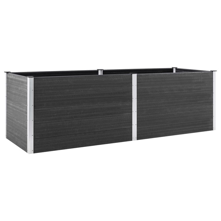 VIDAXL -Pflanzer erhöhte 200x50x91 cm HKC Gray