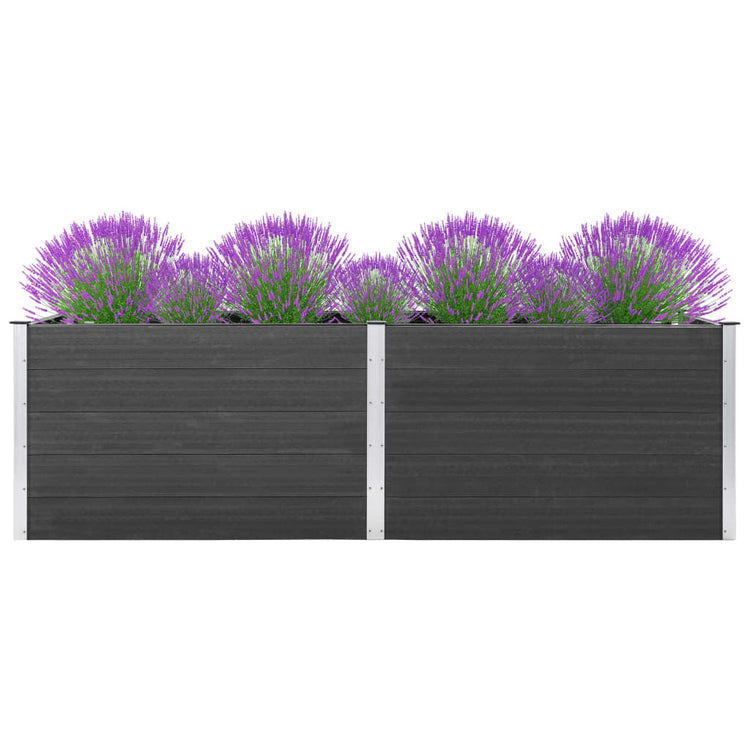 VIDAXL -Pflanzer erhöhte 200x50x91 cm HKC Gray