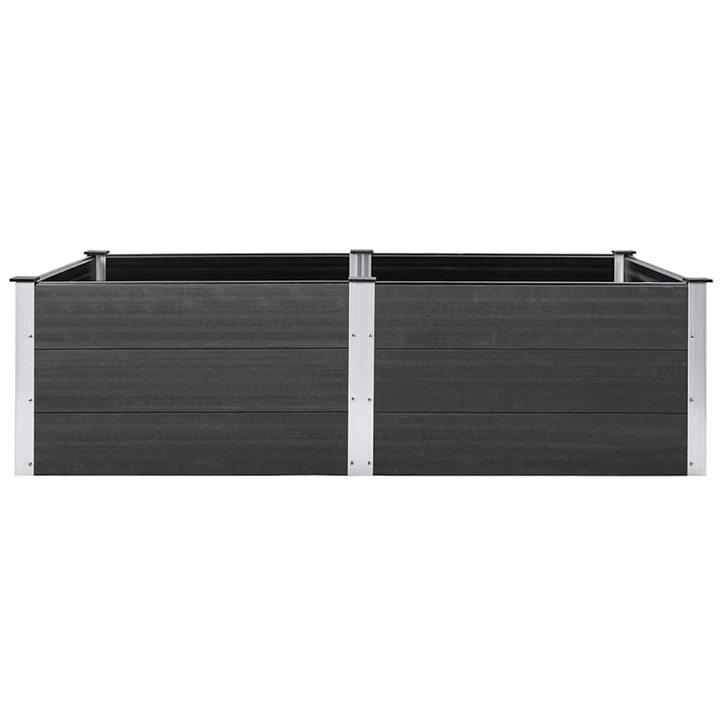 VIDAXL -Pflanzer erhöht 200x100x54 cm HKC Gray