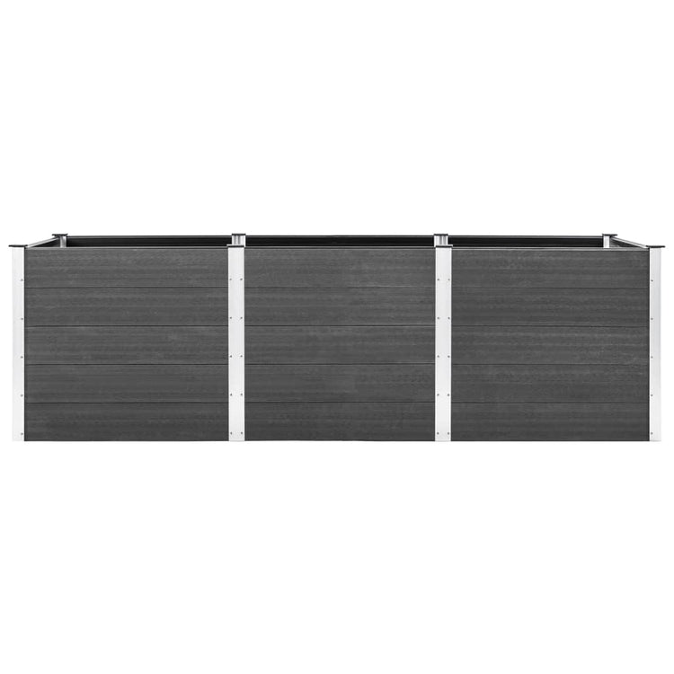 VIDAXL -Pflanzer erhöht 300x50x91 cm HKC Grau