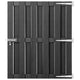 Vidaxl Poort 100x112 cm HKC Grau