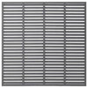 Vidaxl Lamellenhek 180x180 cm HKC Grau