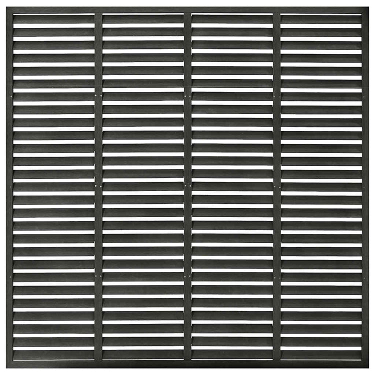 Vidaxl Lamellenhek 180x180 cm HKC Dunkelgrau