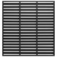 VIDAXL -Zauntafel 180x180 cm HKC Schwarz