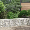Vidaxl Gabion Pflanzer 3 ST erhöht 30 x 30 x 50 cm Eisen