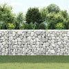 Vidaxl Gabion Pflanzer 3 ST erhöht 30 x 30 x 50 cm Eisen