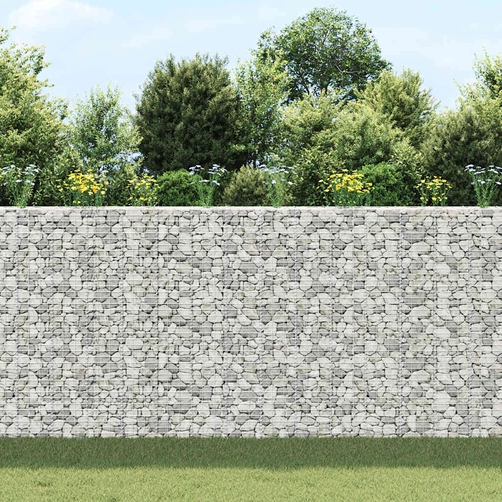 Vidaxl Schanskorf Pflanzer 3 ST erhöht 30 x 30 x 24 cm Eisen