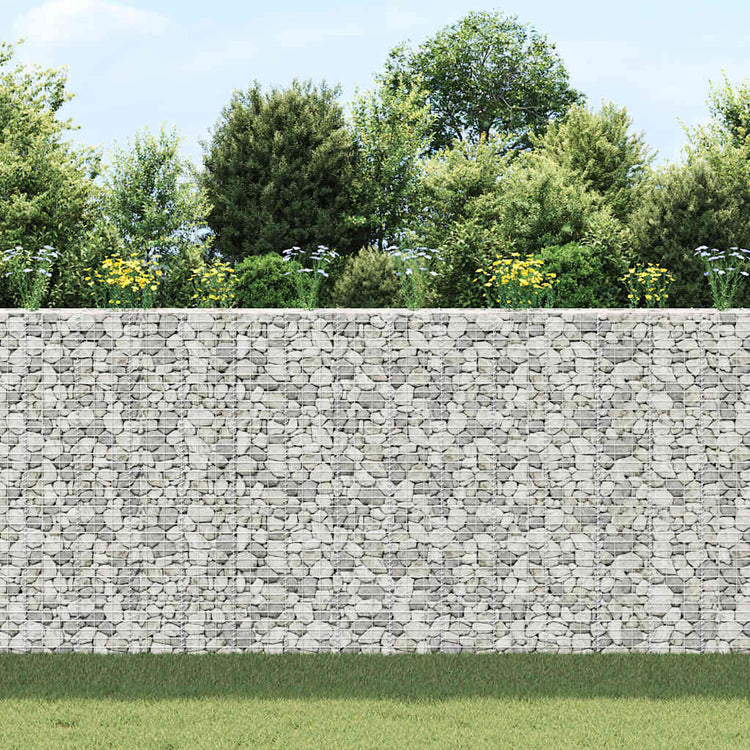 Vidaxl Schanskorf Pflanzer 3 ST erhöht 30 x 30 x 24 cm Eisen