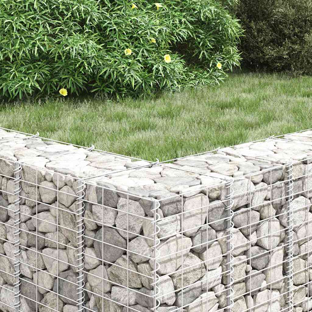 Vidaxl Schanskorf Pflanzer 4 ST 30x30x50 100 150 200 cm Eisen