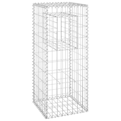 Vidaxl Schanskorf Pole 40x40x100 cm Eisen