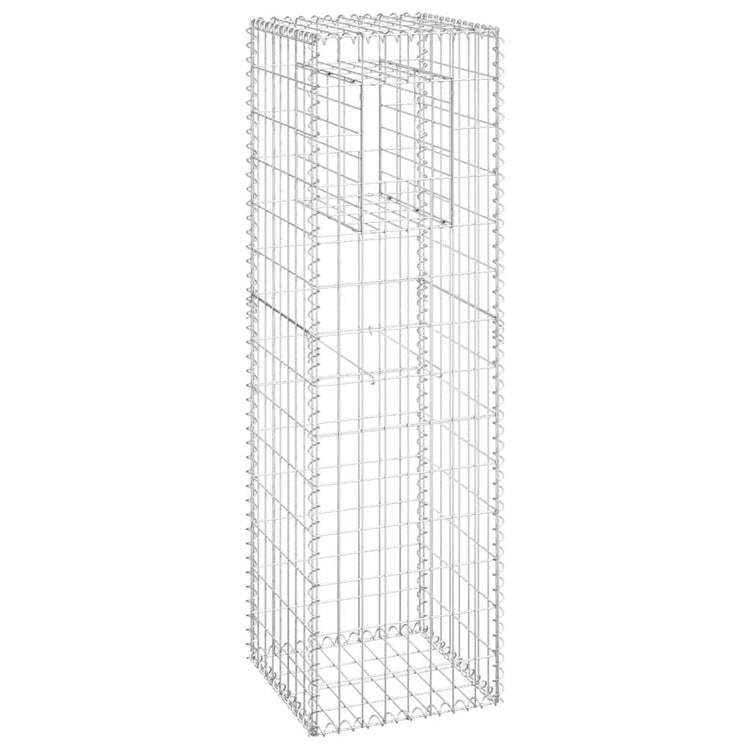 Vidaxl Schanskorf Pole 40x40x140 cm Eisen
