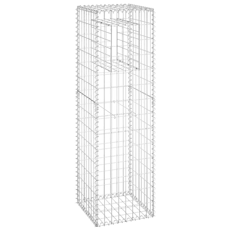 Vidaxl Schanskorf Posts 2 PCs 40x40x140 cm Eisen