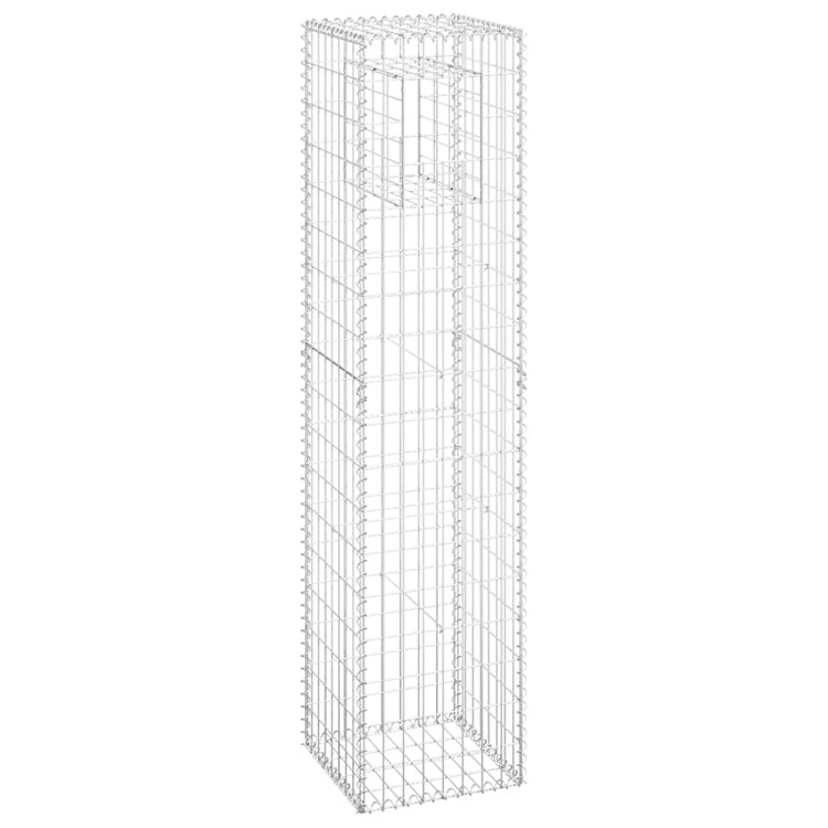Vidaxl Schanskorf Pole 40x40x180 cm Eisen