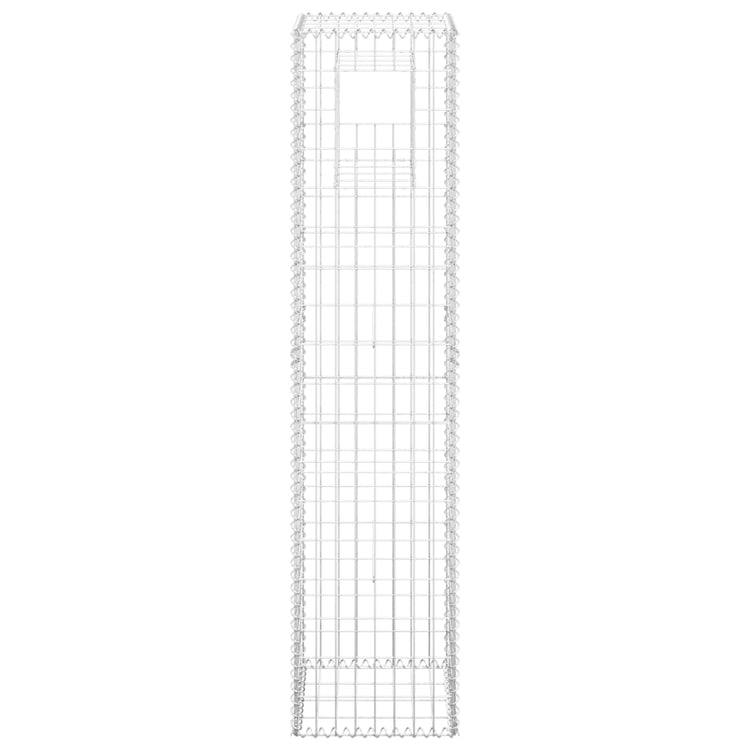Vidaxl Schanskorf Pole 40x40x180 cm Eisen