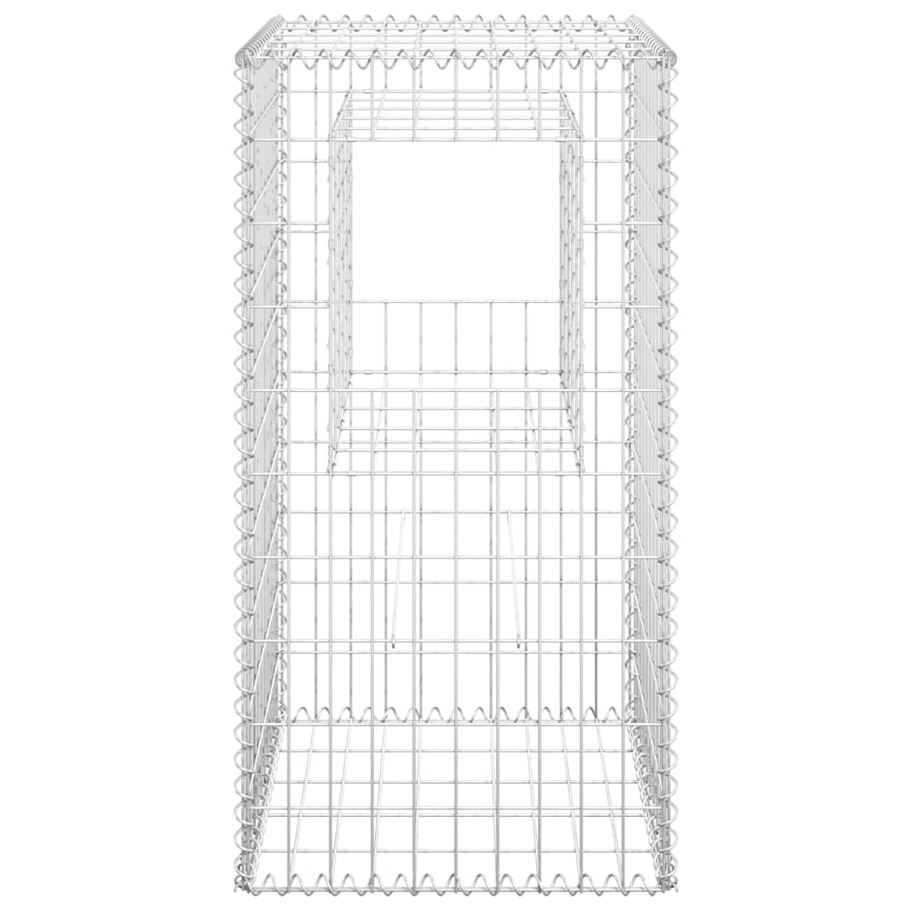 Vidaxl Schanskorf Pole 50x50x100 cm Eisen