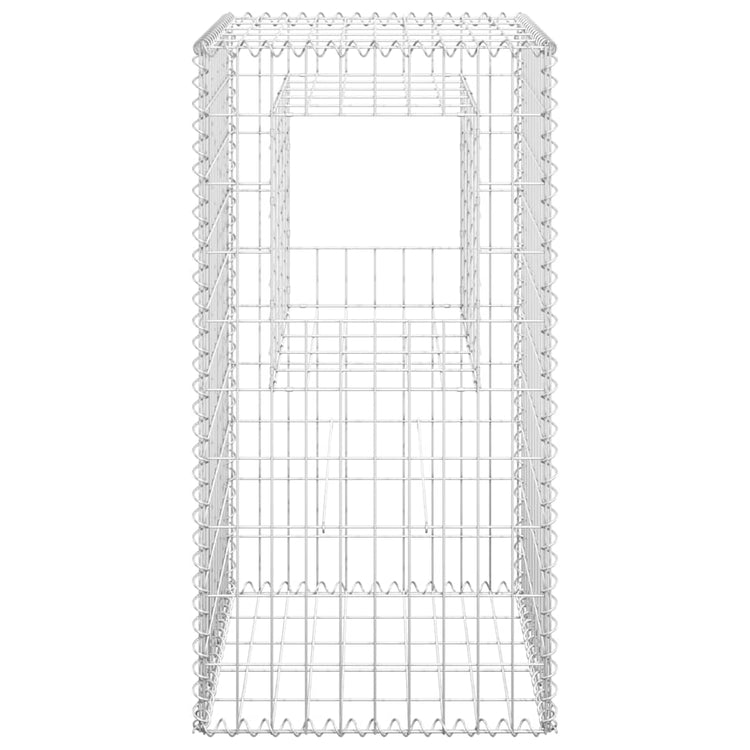 Vidaxl Schanskorf Pole 50x50x100 cm Eisen