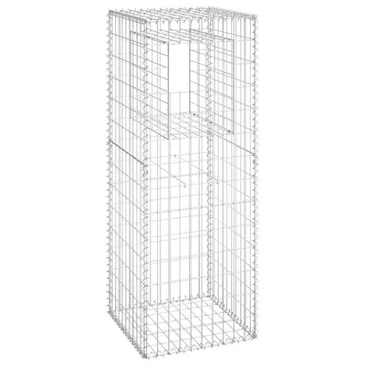 Vidaxl Schanskorf Pole 50x50x140 cm Eisen