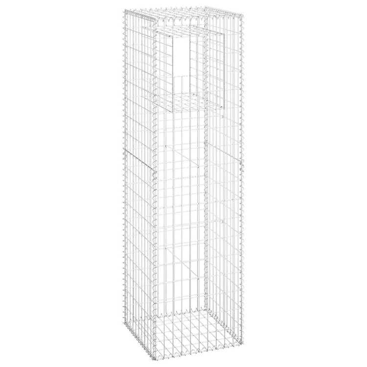 Vidaxl Schanskorf Pole 50x50x180 cm Eisen