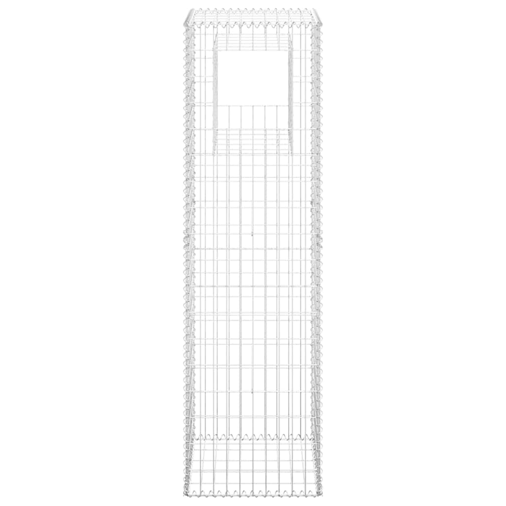 Vidaxl Schanskorf Pole 50x50x180 cm Eisen