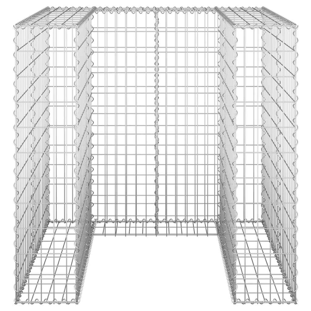 Vidaxl Schanskorf für Container 110x100x110 cm verzinkter Stahl