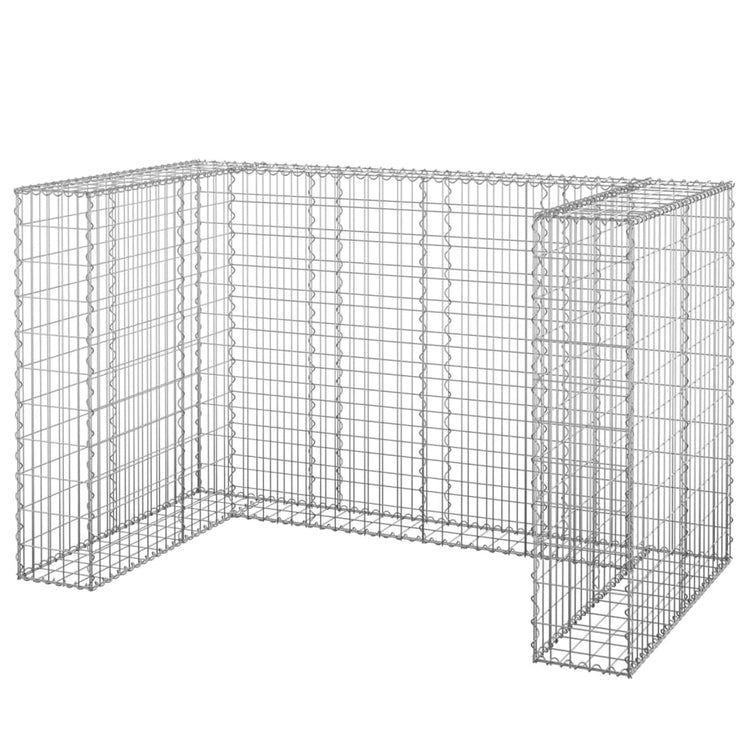 Vidaxl Schanskorf für Behälter 180x100x110 cm verzinkter Stahl