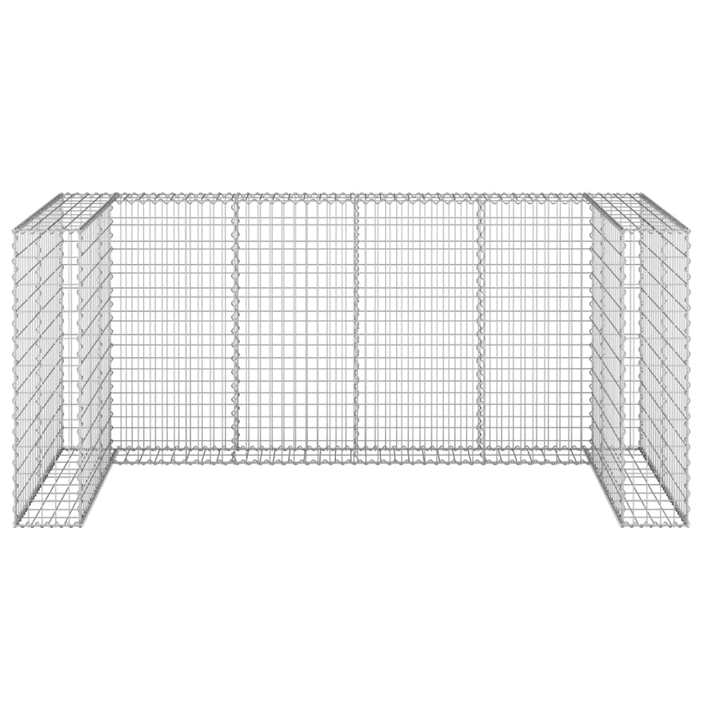 Vidaxl Schanskorf für Behälter 254x100x110 cm verzinkter Stahl