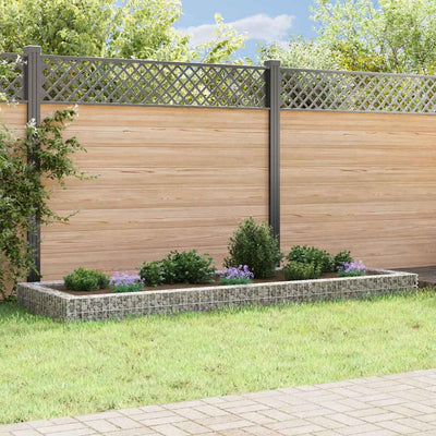 Vidaxl Gabion -Pflanzer vermehrte 300x100x20 cm verzinkter Stahl