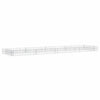 Vidaxl Gabion -Pflanzer vermehrte 400x100x20 cm verzinkter Stahl
