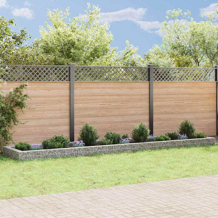Vidaxl Gabion -Pflanzer erhöhte 500x100x20 cm verzinkter Stahl