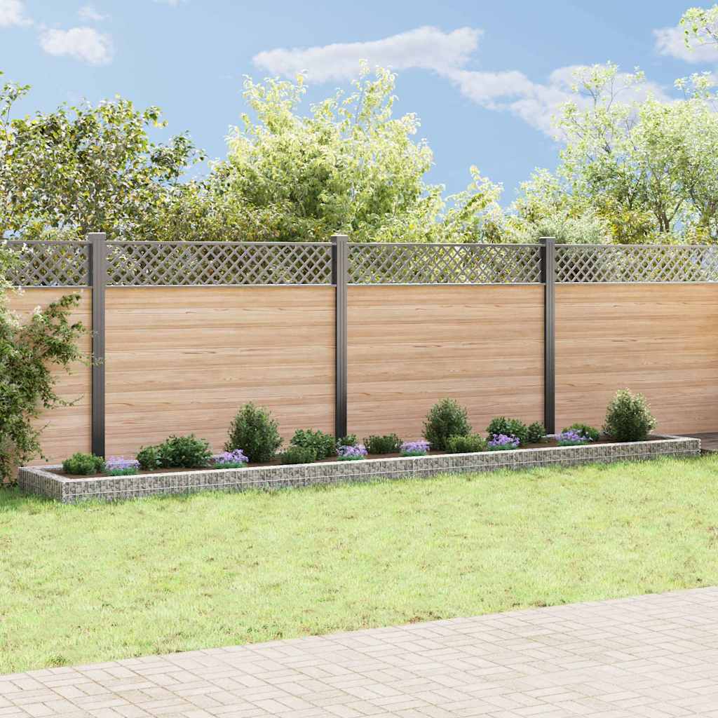 Vidaxl Gabion -Pflanzer erhöhte 600x100x20 cm verzinkter Stahl