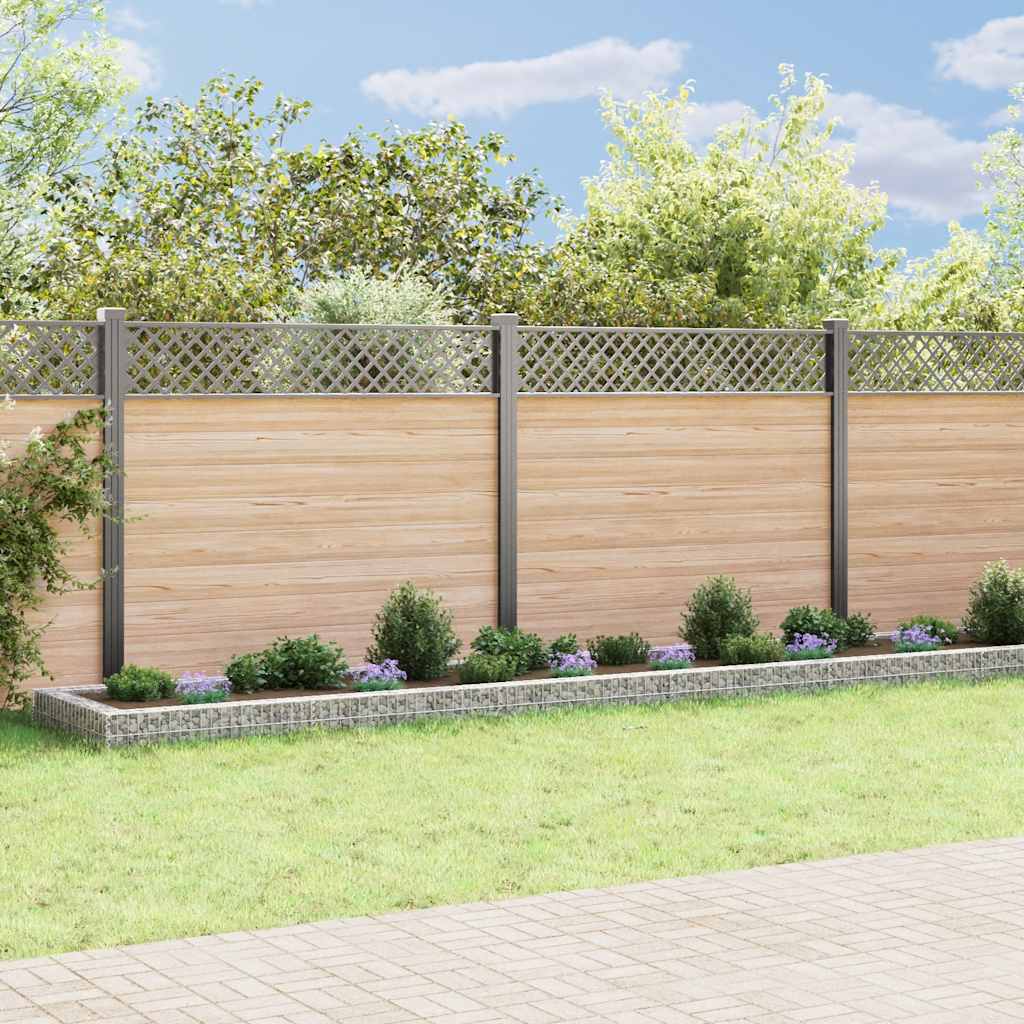 Vidaxl Gabion -Pflanzer erhöhte 800x100x20 cm verzinkter Stahl