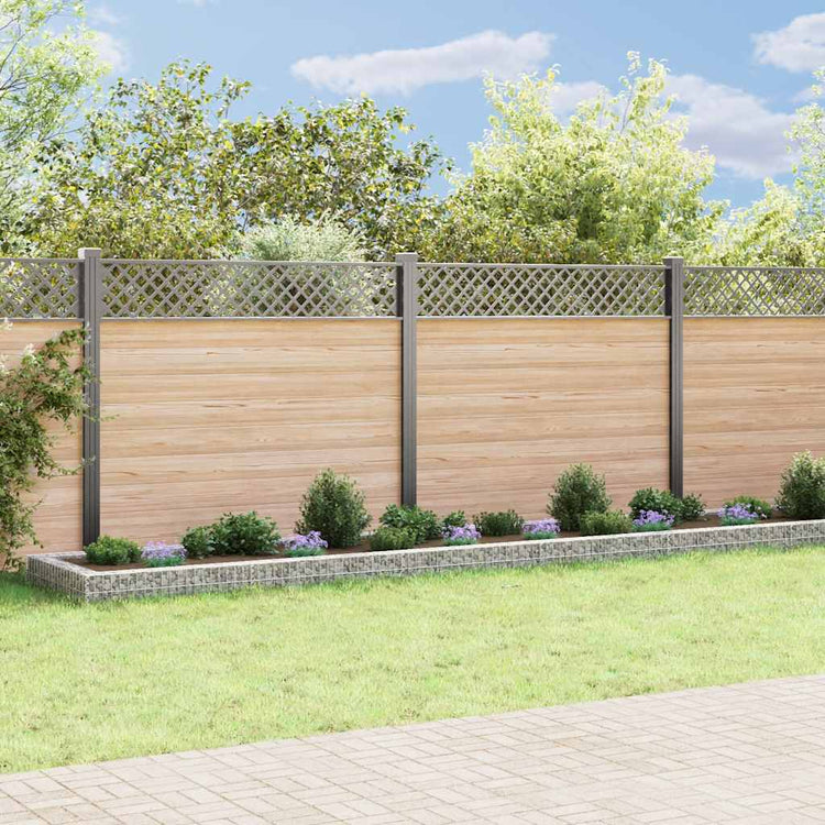 Vidaxl Gabion -Pflanzer erhöhte 800x100x20 cm verzinkter Stahl