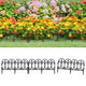 Vidaxl -Gazonkanten 17 St 10 m Polypropen Schwarz