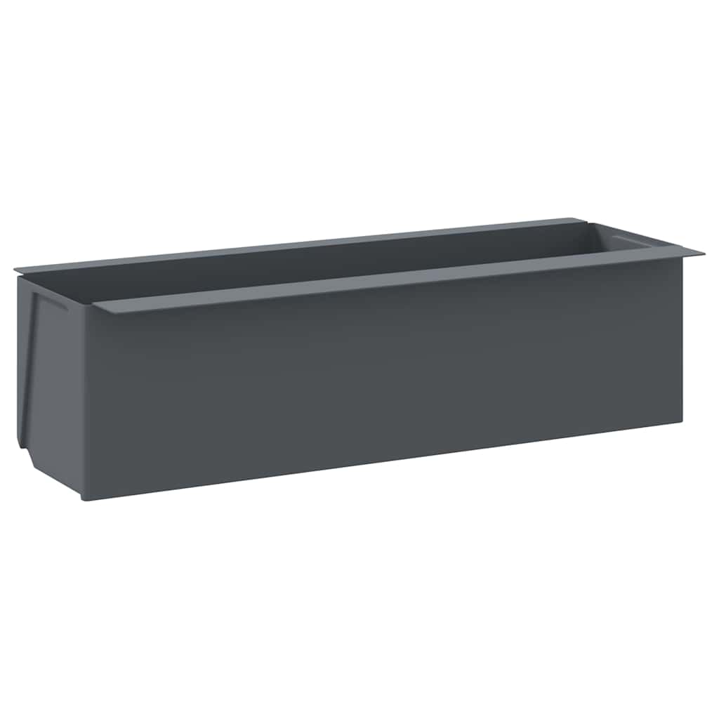 Vidaxl Blütenboxen für Europaletten 12 ST 36x13,5x9.5 cm pp grau