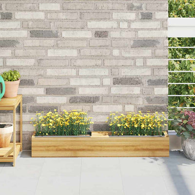 Vidaxl Blütenboxen für Europaletten 12 ST 36x13,5x9.5 cm pp grau