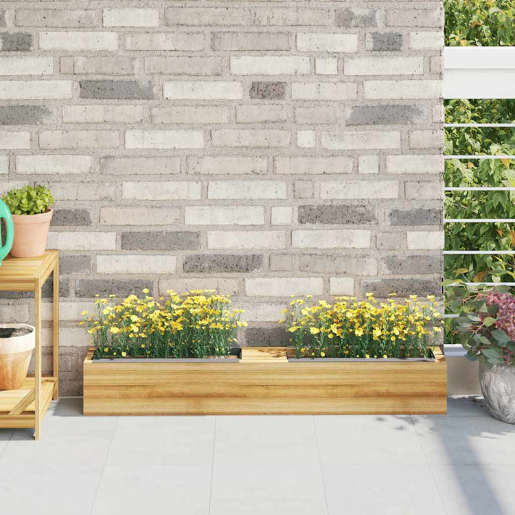 Vidaxl Blütenboxen für Europaletten 12 ST 36x13,5x9.5 cm pp grau