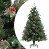 Vidaxl Weihnachtsbaum mit Kiefernkegeln 120 cm PVC und PE Green