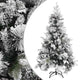 Vidaxl Weihnachtsbaum mit Kiefernkegeln und Schnee 195 cm PVC und PE