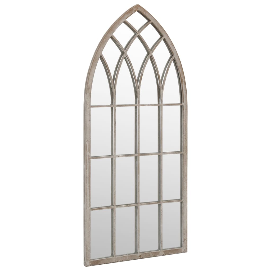 Vidaxl Garden Mirror 100x45 cm Eisensand -gelöscht