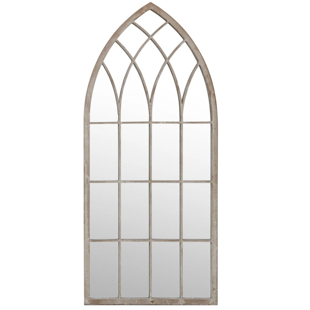 Vidaxl Garden Mirror 100x45 cm Eisensand -gelöscht