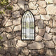 Vidaxl Gartenspiegel 70 x 30 cm Eisenschwarz