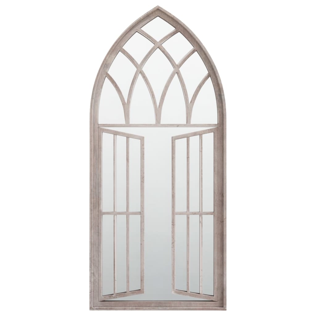 Vidaxl Garden Mirror 100x45 cm Eisensand -gelöscht