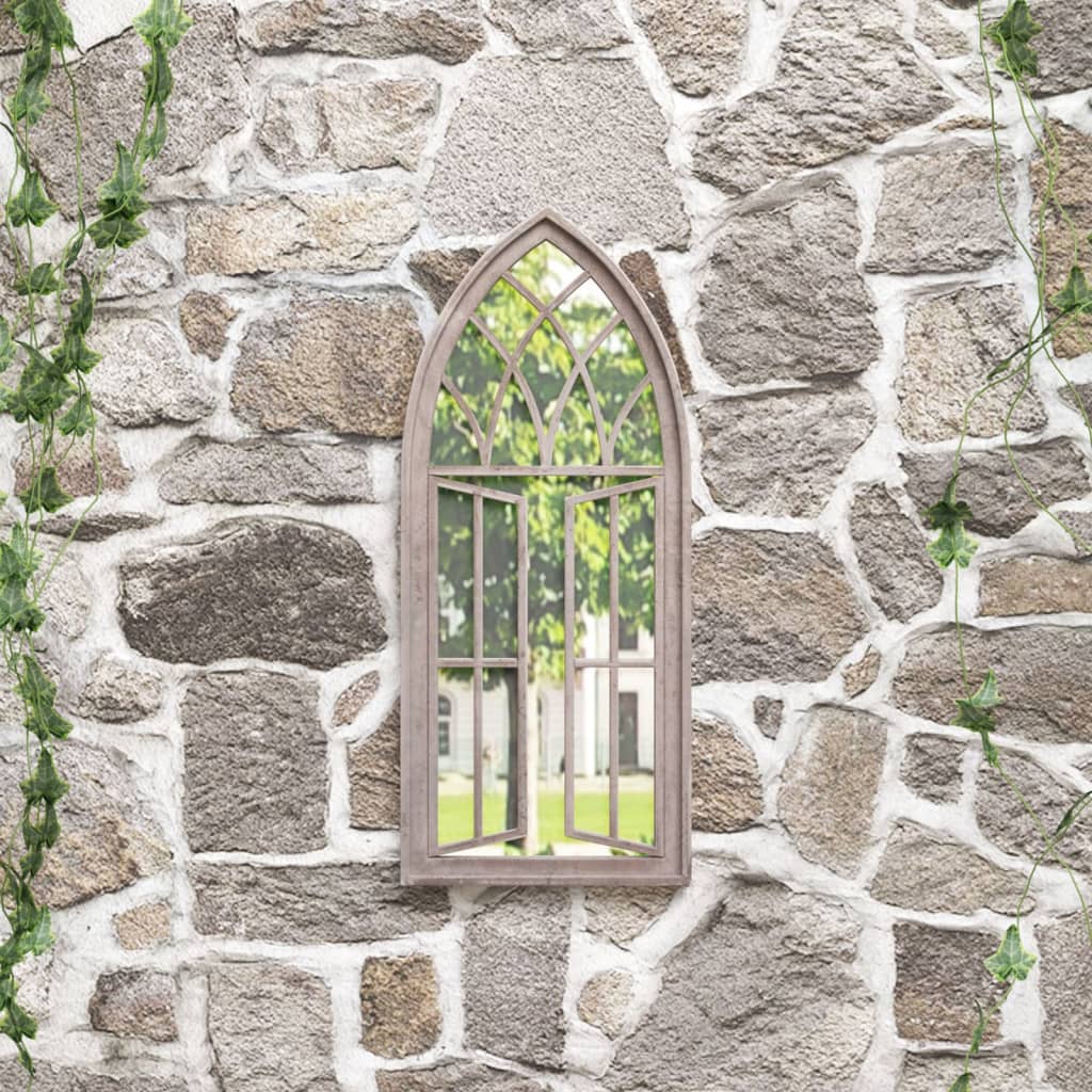 Vidaxl Garden Mirror 70 x 30 cm Eisensand -gelöscht