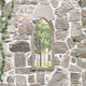 Vidaxl Garden Mirror 70 x 30 cm Eisensand -gelöscht