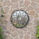 Vidaxl Gartenspiegel um 40 x 3 cm Eisen schwarz