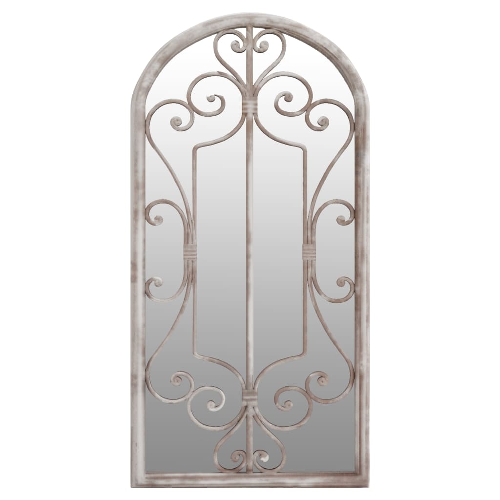 Vidaxl Garden Mirror 70 x 30 cm Eisensand -gelöscht