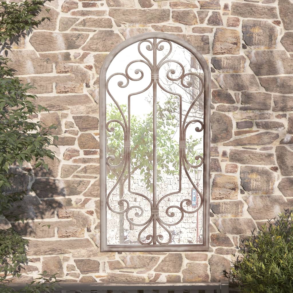 Vidaxl Garden Mirror 70 x 30 cm Eisensand -gelöscht