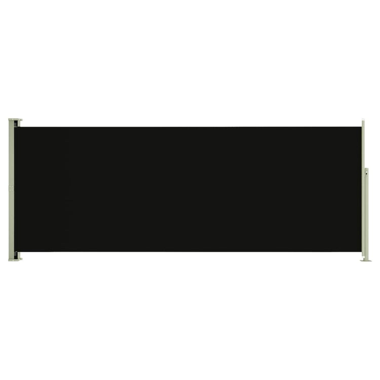 Vidaxl Windschutzscheibe ausziehbar 117x300 cm Schwarz