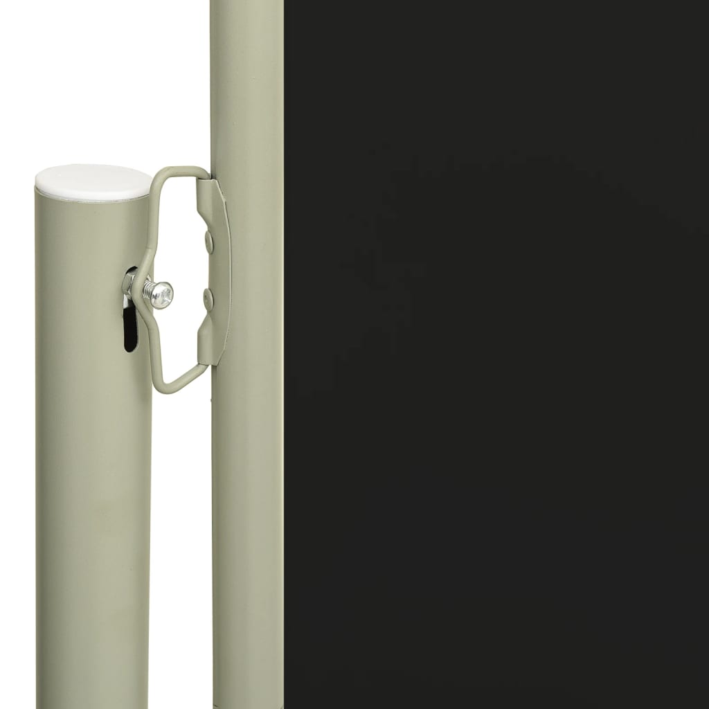 Vidaxl Windschutzscheibe ausziehbar 117x300 cm Schwarz